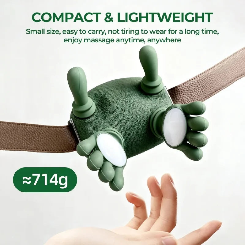 Bionic Finger Neck Shoulder Massager Wireless Neck Cervical Trapezius 4D Kneading Body Back Hand Massage Shawl Brushless Motor