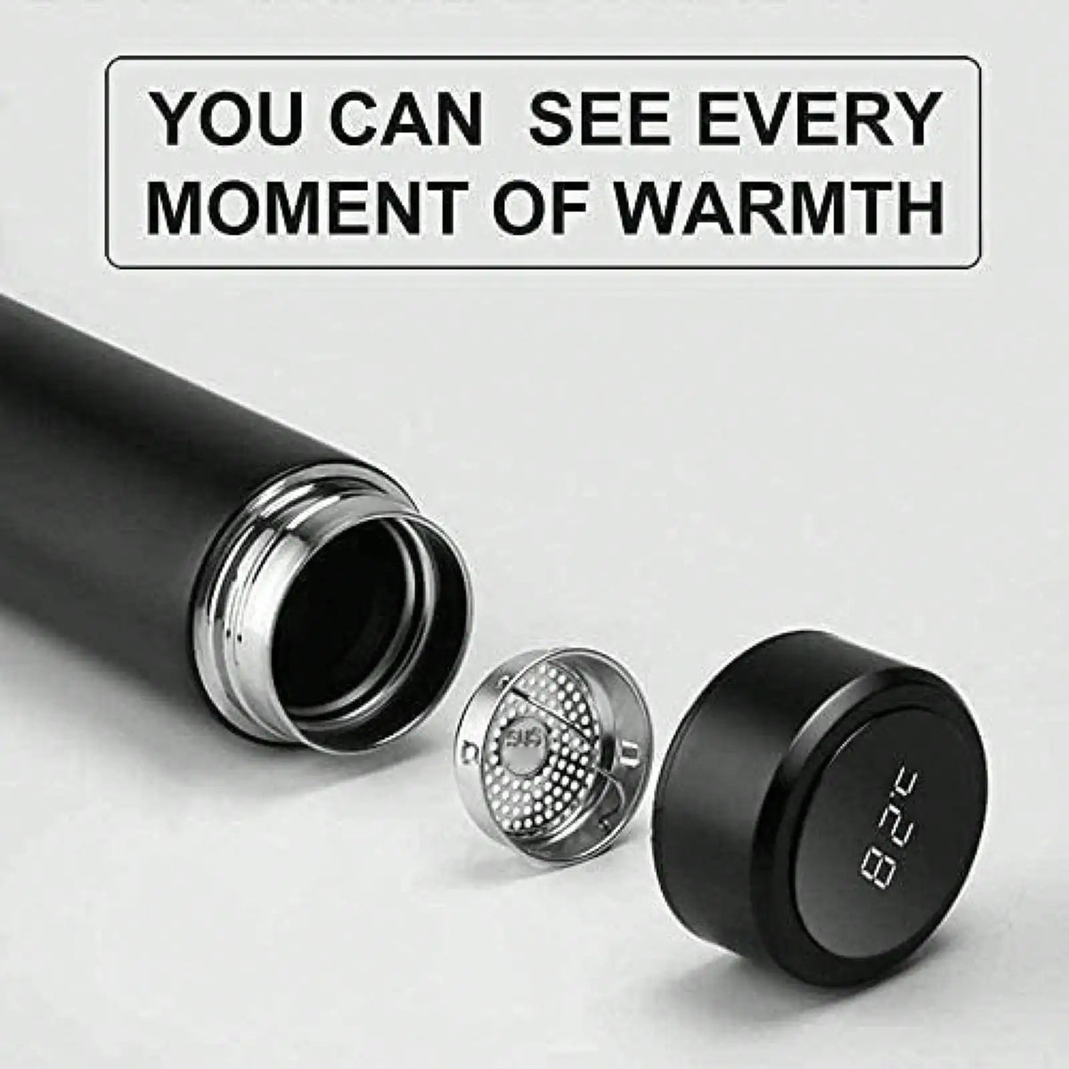 500ml Stainless Steel Vacuum Insulated Water Bottle, Cup For Hot & Cold Drinks, Leak-Proof Portable Mug For School Office Use