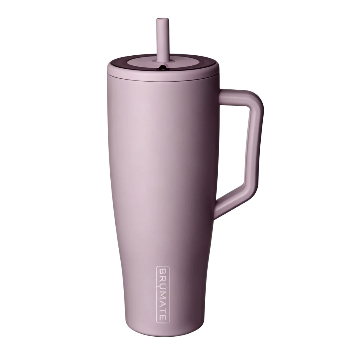 Brümate Era 40oz Tumbler with Handle and Straw Leakproof Insulated Stainless Steel Water Bottle Cup Holder Friendly Travel Mug Softsip
