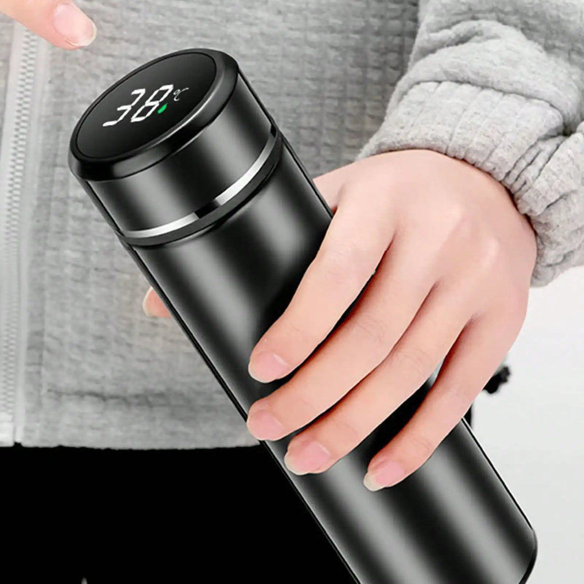 500ml Stainless Steel Vacuum Insulated Water Bottle, Cup For Hot & Cold Drinks, Leak-Proof Portable Mug For School Office Use